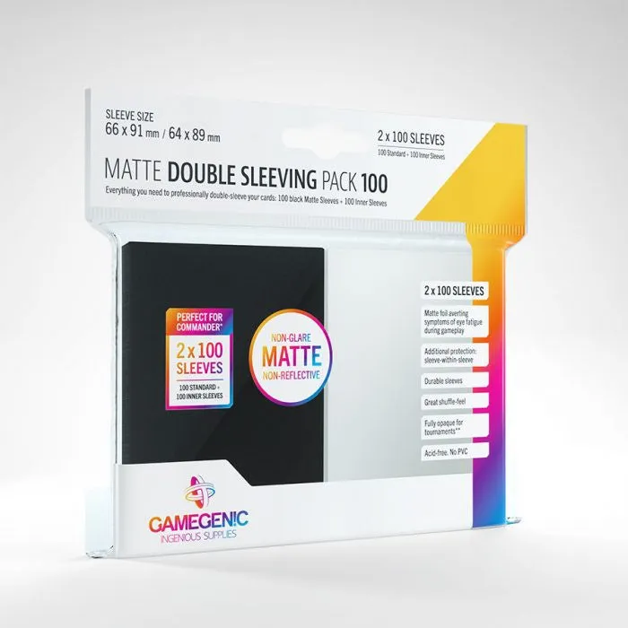 Gamegenic Matte Double Sleeving Pack 100 - Image 2