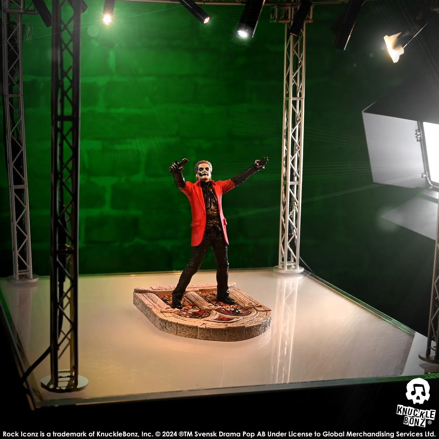 Ghost - Papa Emeritus 4 (Red Jacket) Rock Iconz Statue - Image 14