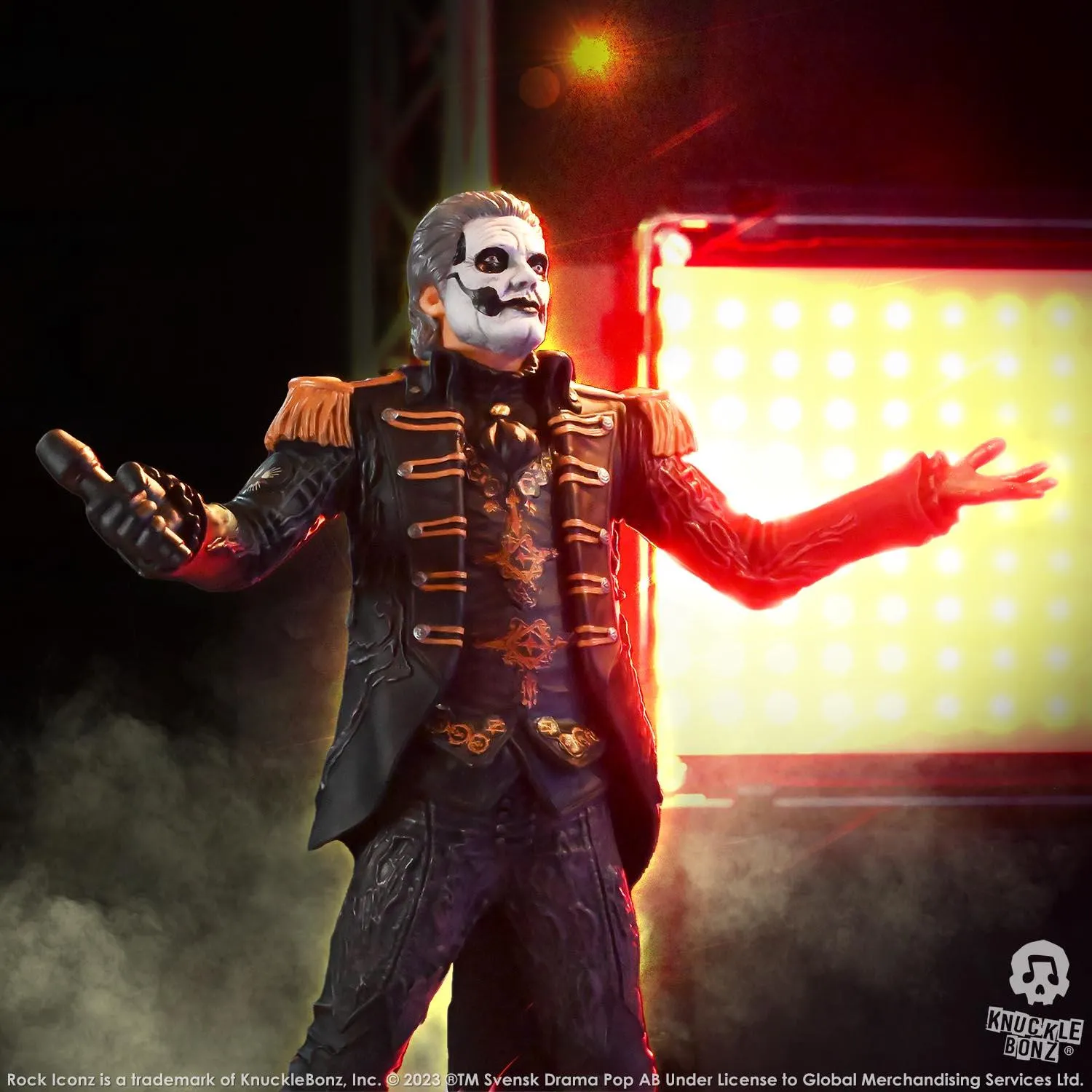 Ghost - Papa Emeritus in Military Jacket Rock Iconz Statue - Image 23