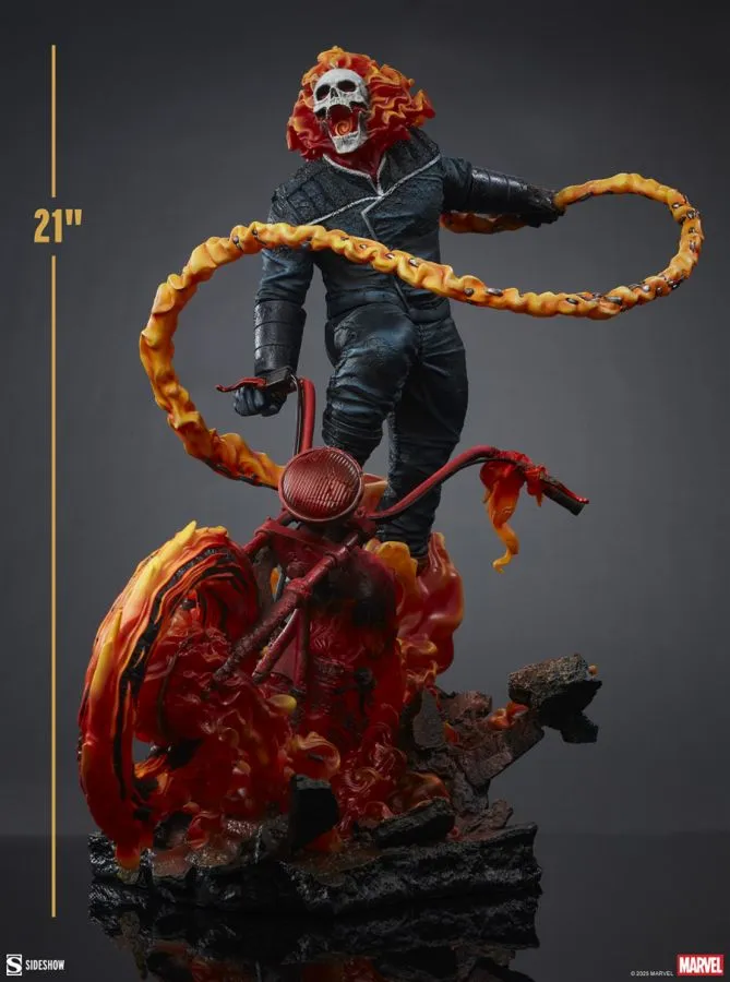 Ghost Rider - Ghost Rider (Classic Variant) Premium Format Statue - Image 2
