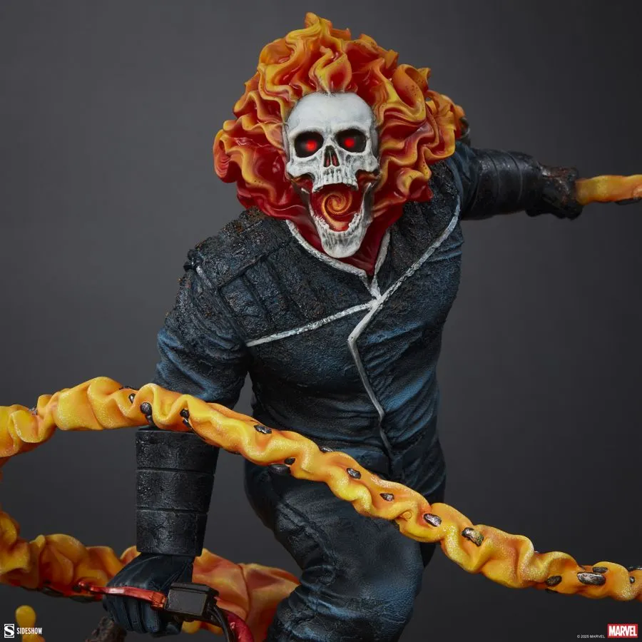 Ghost Rider - Ghost Rider (Classic Variant) Premium Format Statue - Image 5