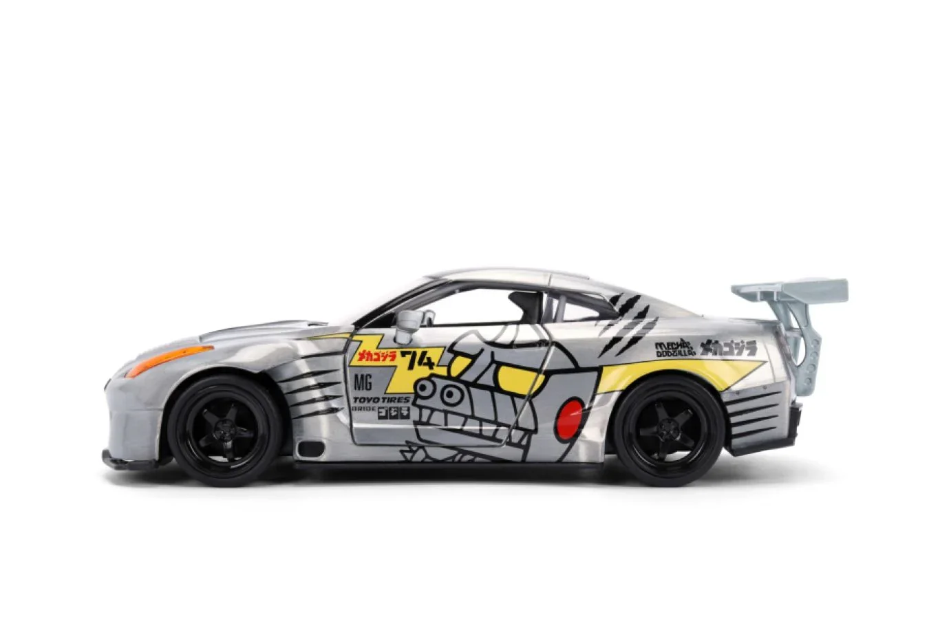 Godzilla - 2009 Nissan GT-R R35 Ben Sopra 1:24 Scale Diecast Vehicle (with Figure) - Image 4