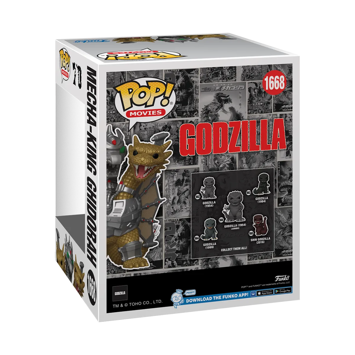 Godzilla: 70th Anniversary - Mecha-King Ghidorah 6" Pop! Vinyl [RS] - Image 4