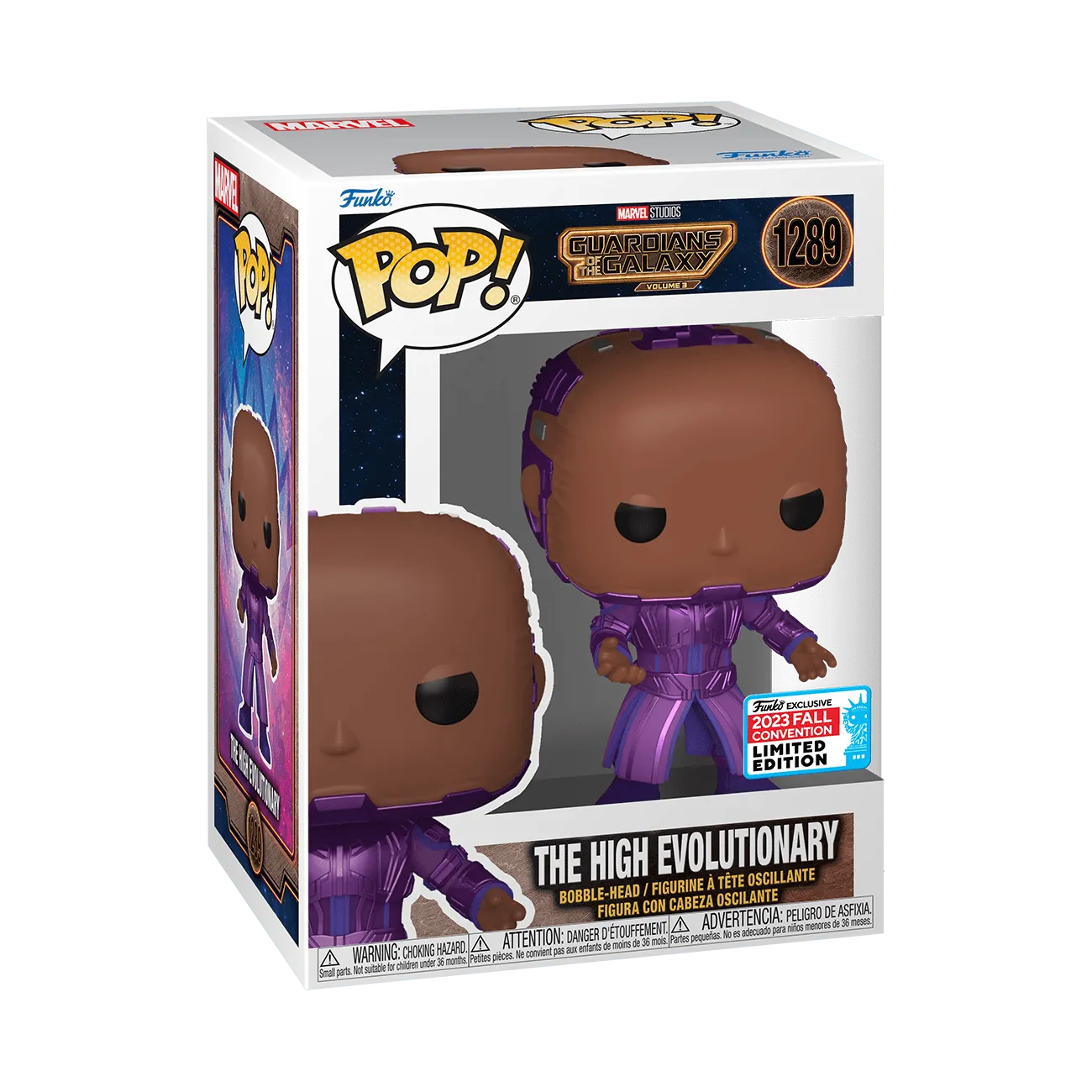 Guardians of the Galaxy Vol. 3 - High Evolutionary Metallic NYCC 2023 US Exclusive Pop! Vinyl [RS] - Image 3