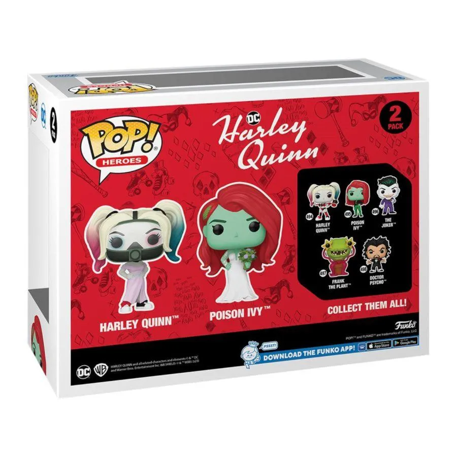 Harley Quinn: Animated TV Series (2019) - Harley Quinn & Poison Ivy Pop! Vinyl 2-Pack [RS] - Image 4