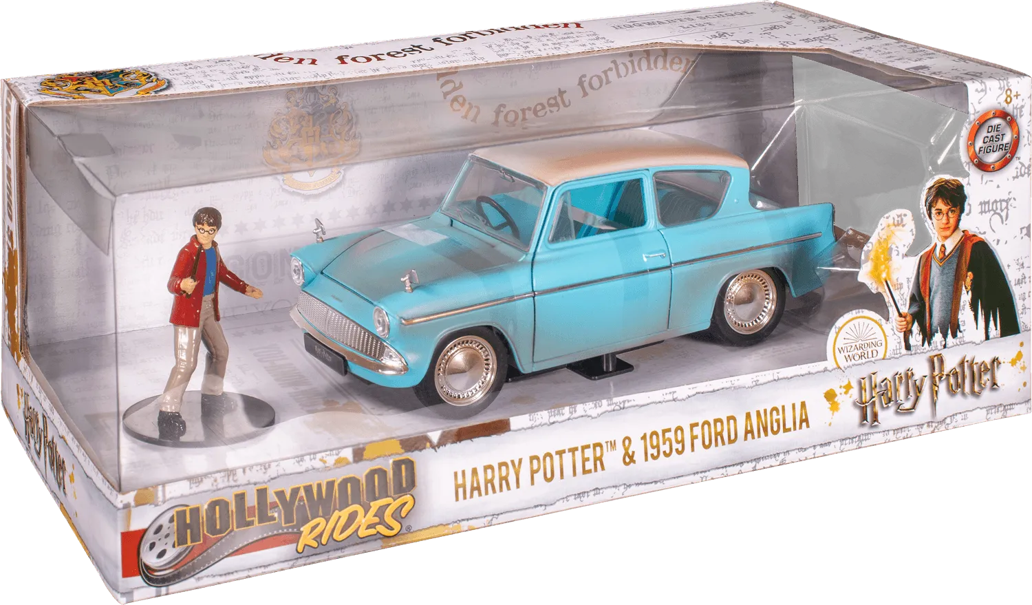 Harry Potter - 1959 Ford Anglia 1:24 Hollywood Ride Diecast Vehicle