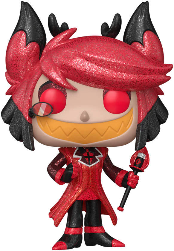 Hazbin Hotel - Alastor US Exclusive Diamond Glitter Pop! Vinyl [RS] - Image 2