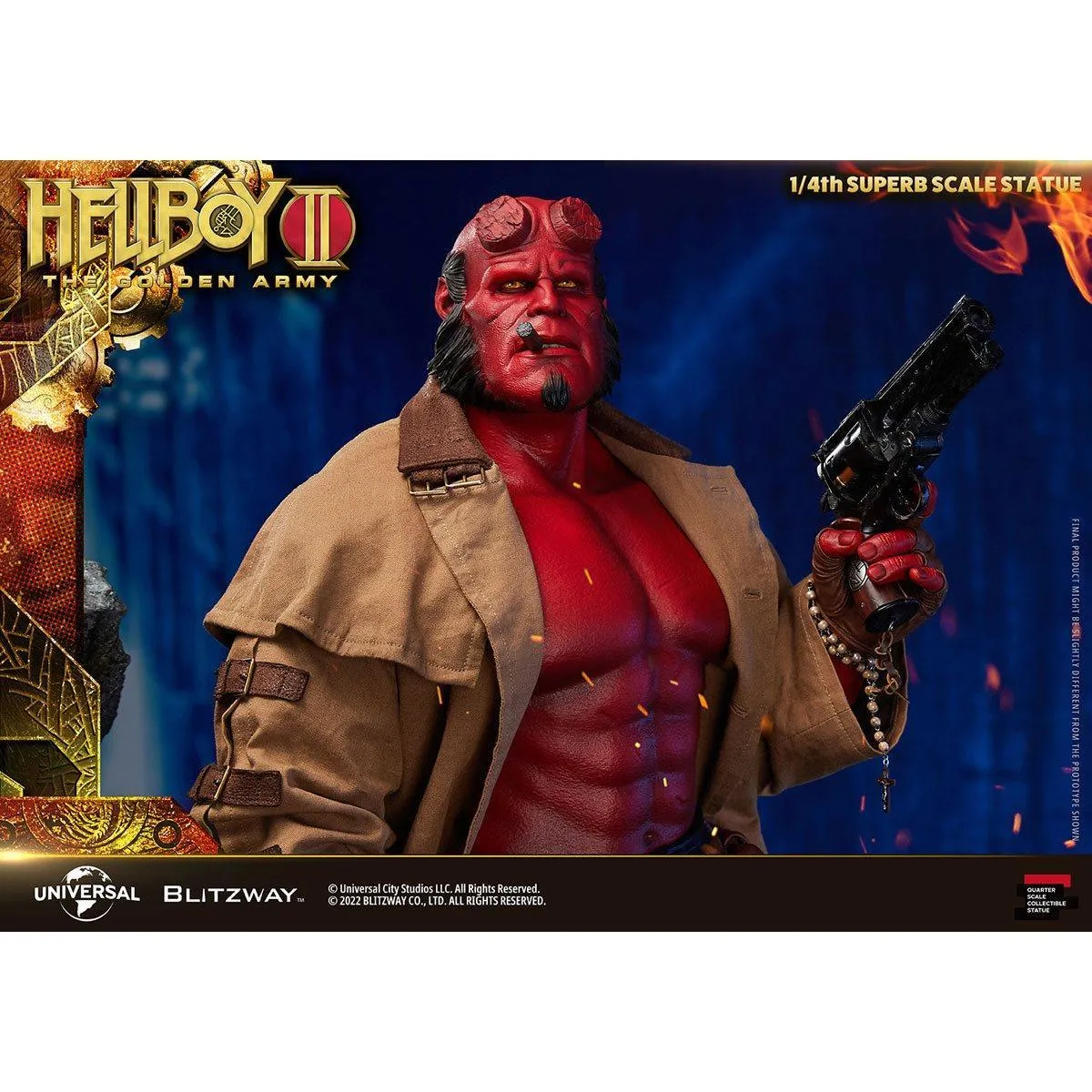 Hellboy 2 - Hellboy 1:4 Scale Statue - Image 10