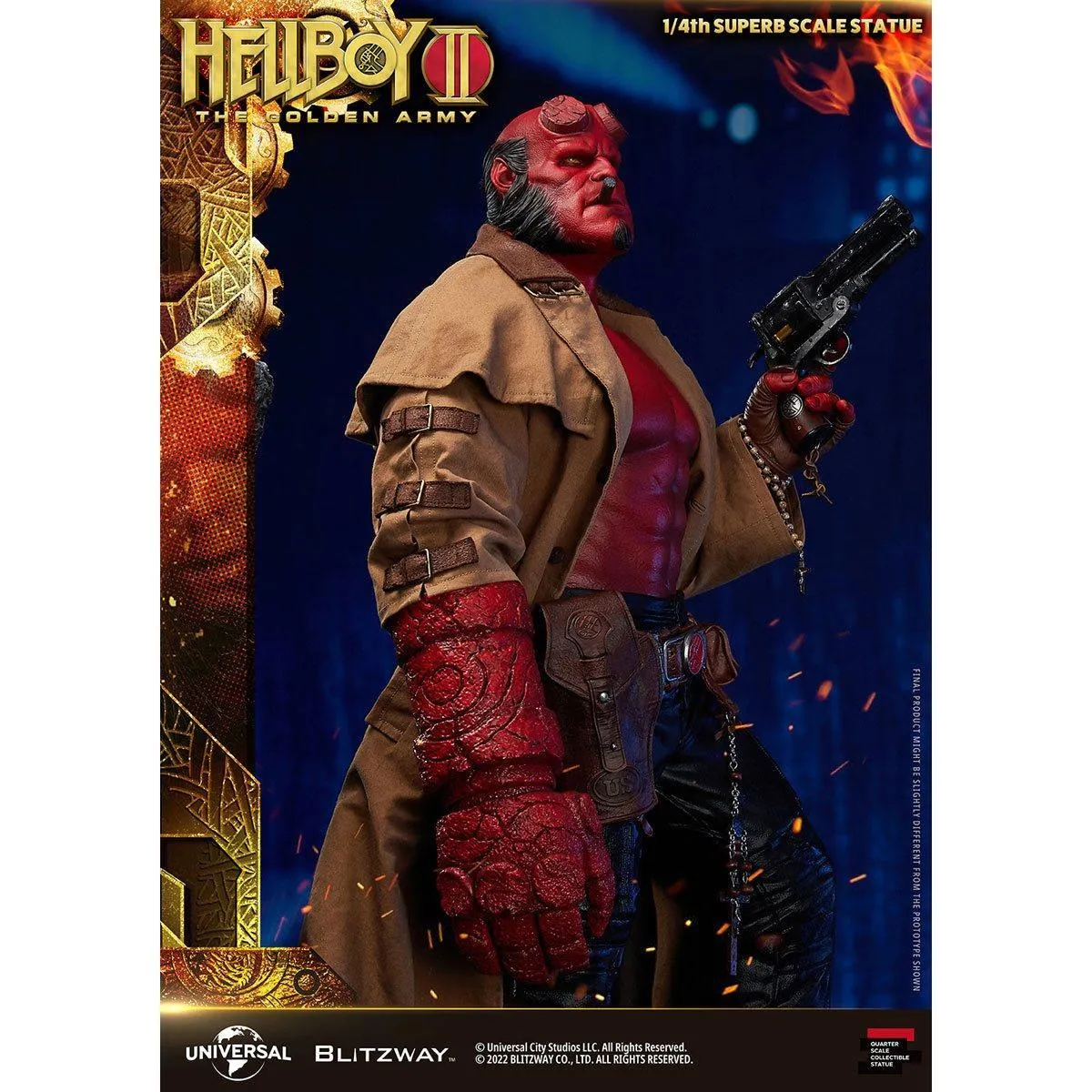 Hellboy 2 - Hellboy 1:4 Scale Statue - Image 11