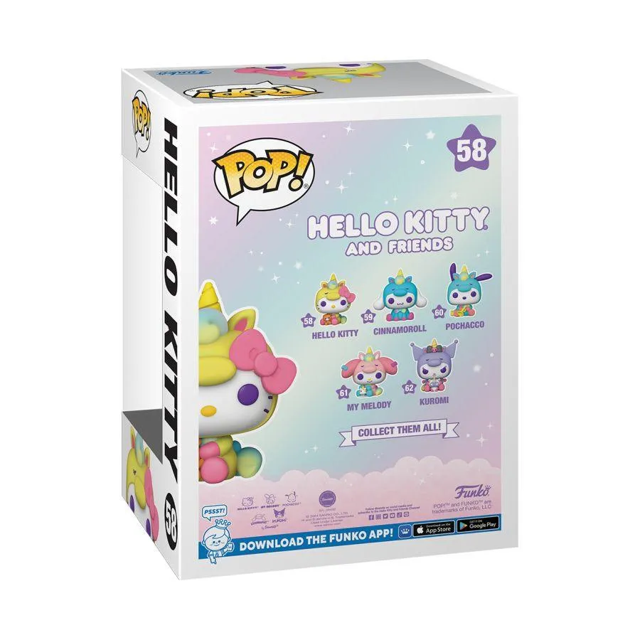 Hello Kitty - Hello Kitty Unicorn US Exclusive Diamond Glitter Pop! Vinyl [RS] - Image 4