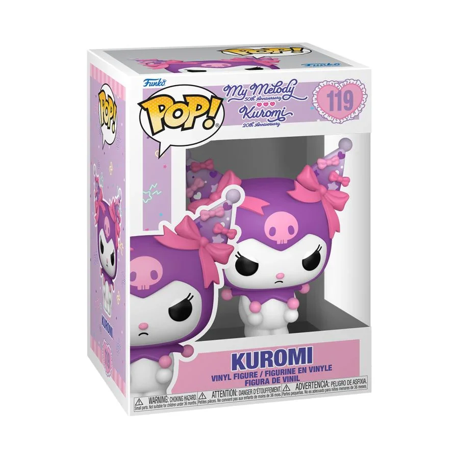 Hello Kitty - Kuromi (Grumpy) 20th Anniversary Pop! Vinyl - Image 3