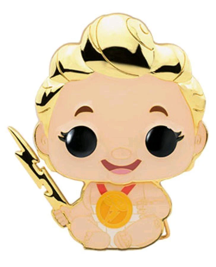 Hercules - Baby Hercules (with chase) 4" Pop! Enamel Pin - Image 2