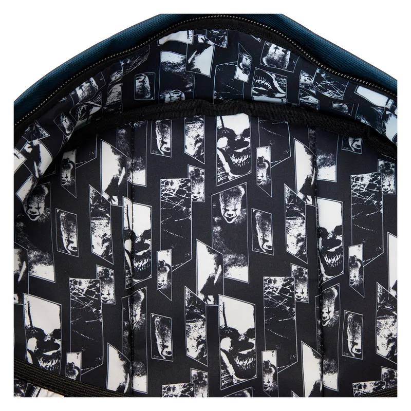 I Heart Horror - IT (Pennywise) Nylon Full-Size Backpack - Image 4