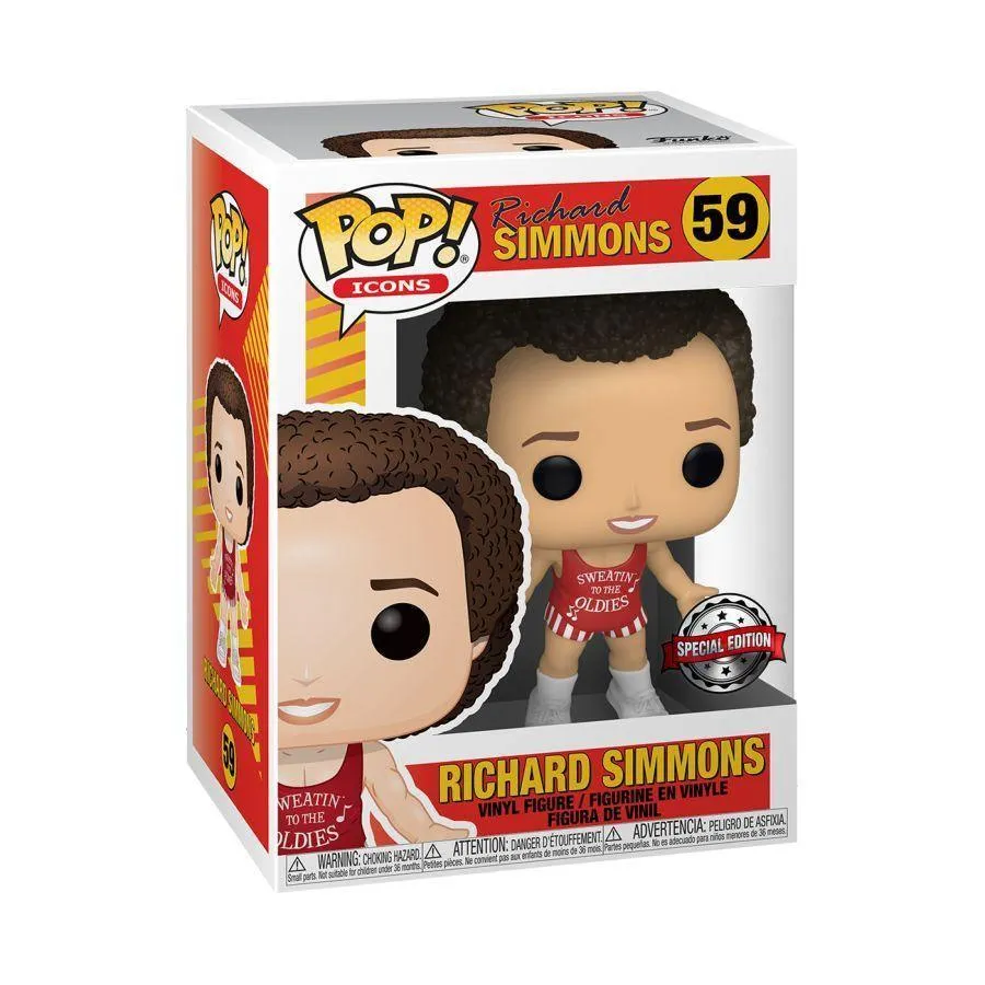 Richard Simmons - Richard Simmons (Red) US Exclusive Pop! Vinyl [RS] - Image 3