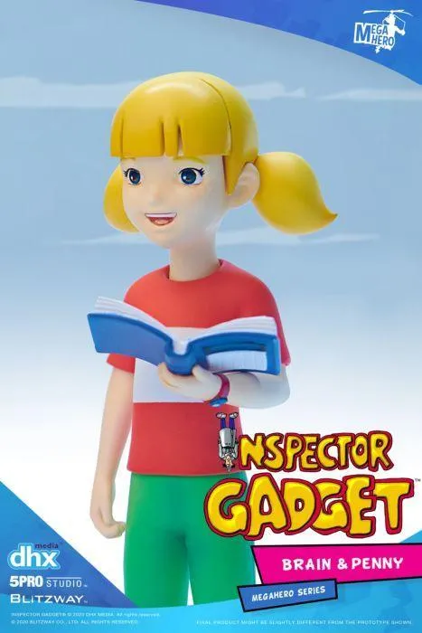 Inspector Gadget - Brain & Penny 1:12 Scale Action Figure - Image 2