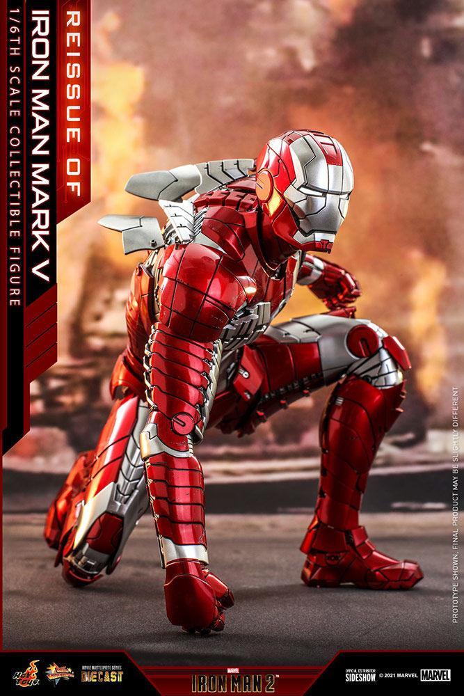 Iron Man 2 - Mark V Diecast 1:6 Scale 12" Action Figure - Image 4
