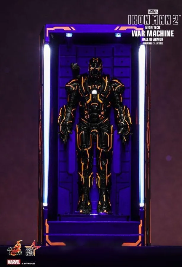 Iron Man 2 - War Machine Neon Tech Hall of Armour