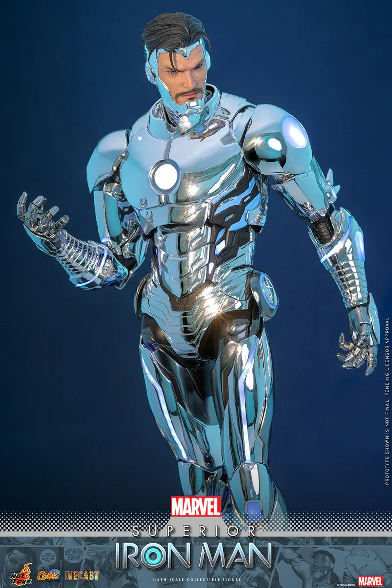 Iron Man - Superior Iron Man Diecast 1:6 Scale Collectable Action Figure - Image 13