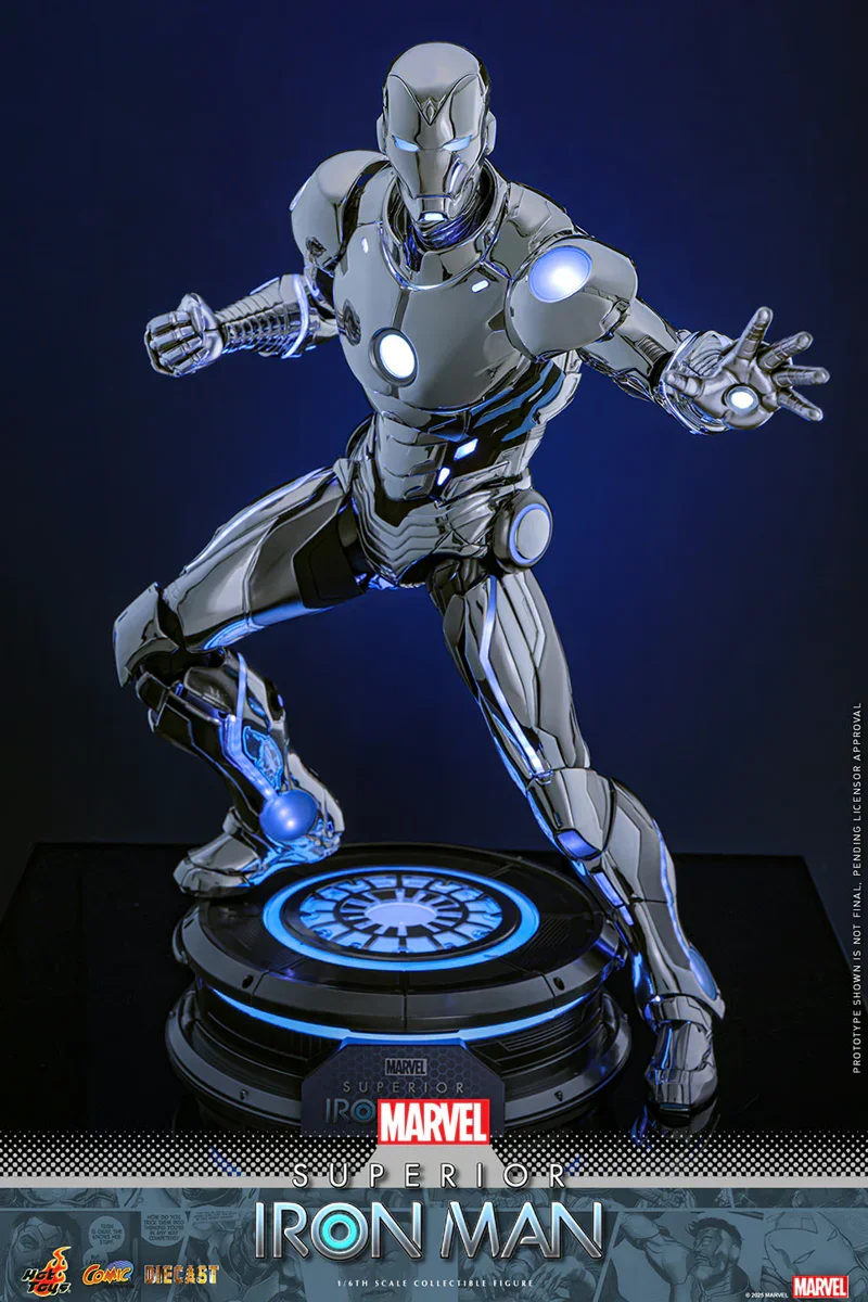 Iron Man - Superior Iron Man Diecast 1:6 Scale Collectable Action Figure - Image 3