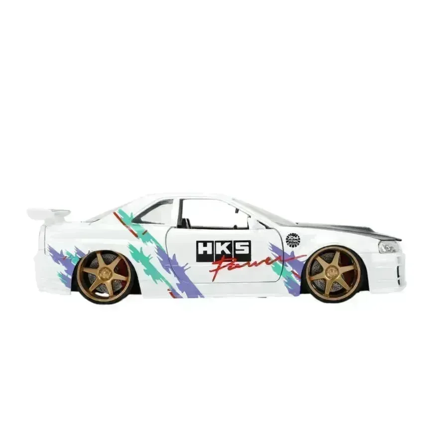 JDM Tuners - 2002 Nissan Skyline GTR R34 1:24 Scale Diecast Vehicle - Image 4