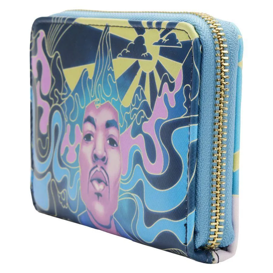 Jimi Hendrix - Psychadelic Landscape Glow Zip Purse - Image 3