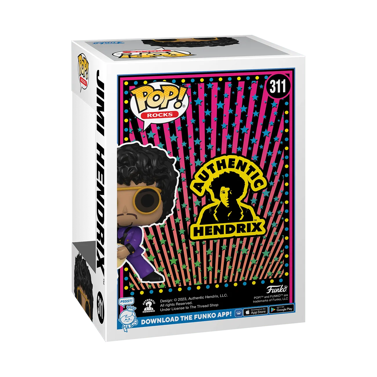 Jimi Hendrix - Jimi Hendrix (Purple Suit) SDCC 2023 US Exclusive Pop! Vinyl [RS] - Image 4
