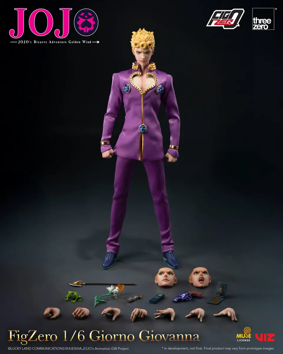 Jojo's Bizarre Adventure - Giorno Giovanna 1:6 Scale Action Figure - Image 3