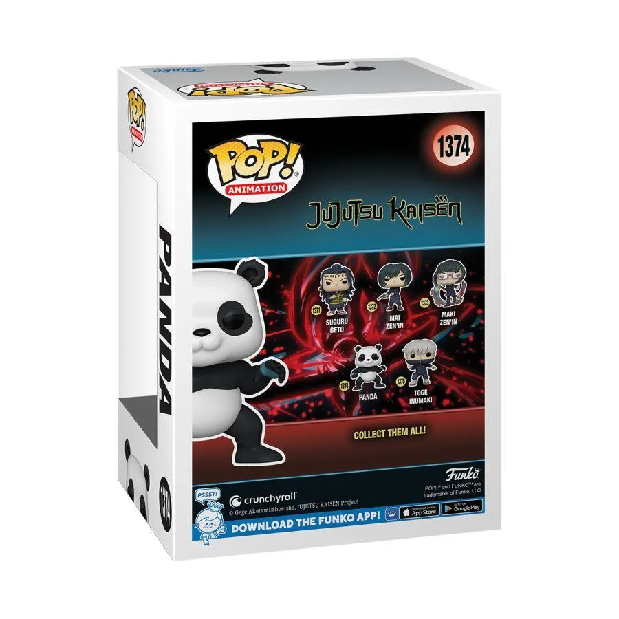 Jujutsu Kaisen - Panda US Exclusive Flocked Pop! Vinyl [RS] - Image 4