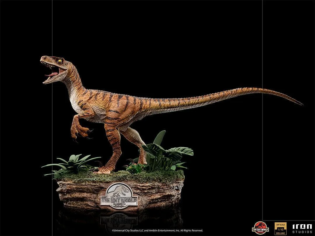 Jurassic Park 2: Lost World - Velociraptor Deluxe 1:10 Scale Statue - Image 4