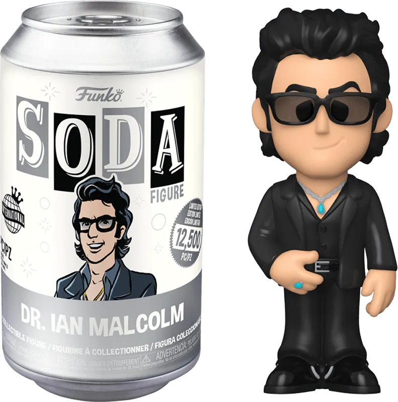 Jurassic Park - Ian Malcolm (with chase) Vinyl Soda