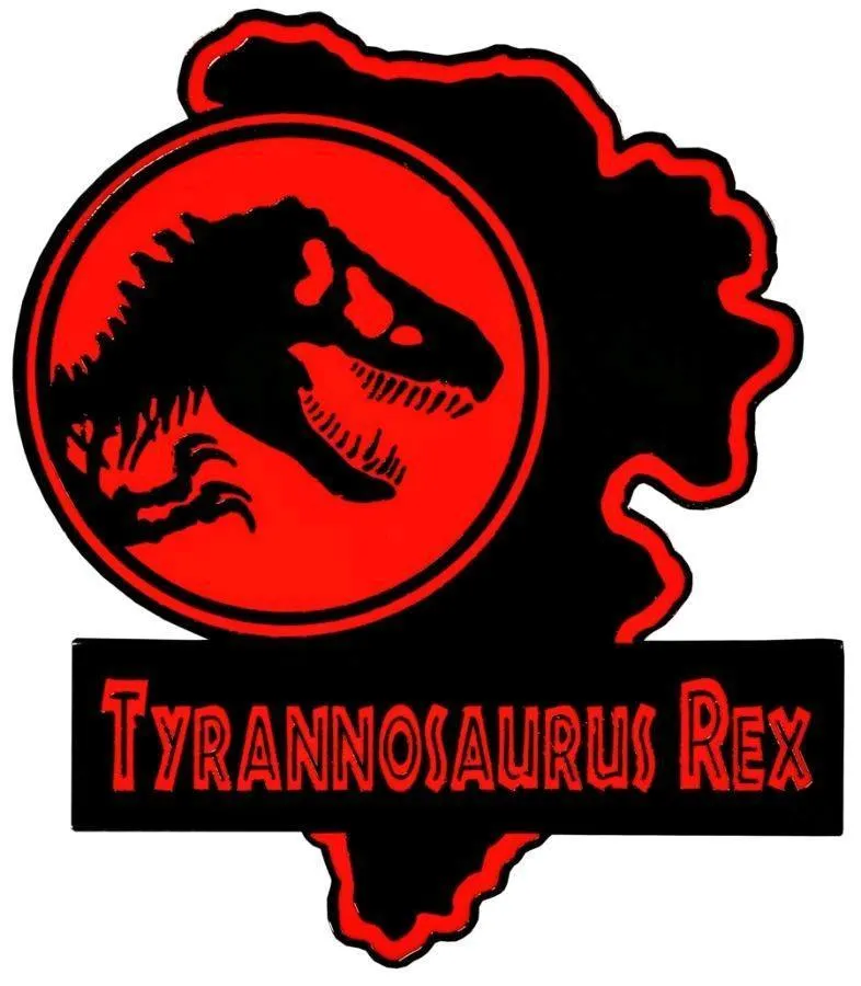 Jurassic Park - Tyrannosaurs Rex Map Enamel Pin