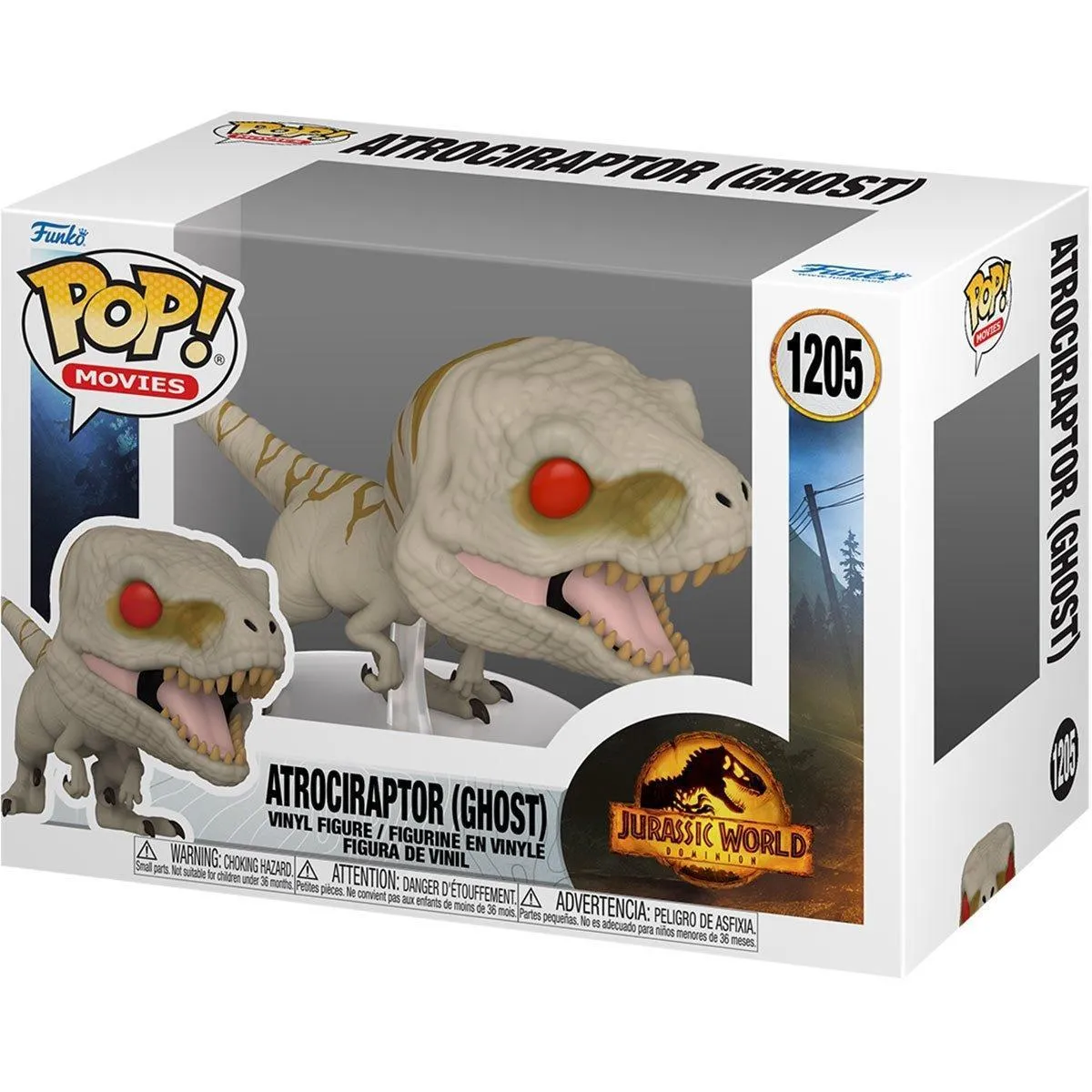 Jurassic World 3: Dominion - Atrociraptor (Ghost) Pop! Vinyl - Image 3