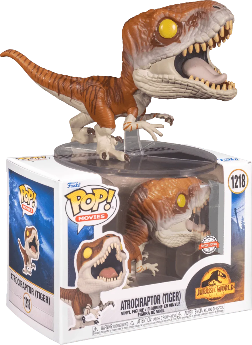 Jurassic World 3: Dominion - Atrociraptor (Tiger) Pop! Vinyl