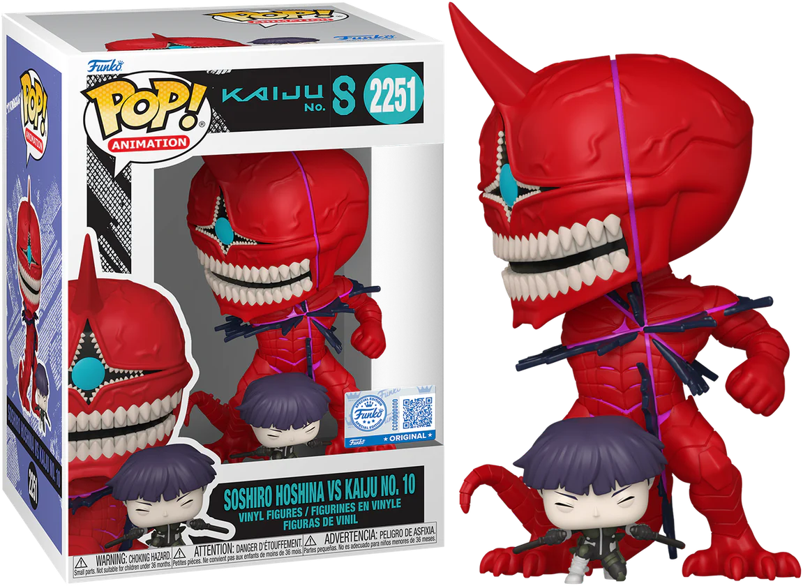 Kaiju No.8 - Soshiro Hoshina Vs Kaiju No.10 US Exclusive Pop! Vinyl [RS]