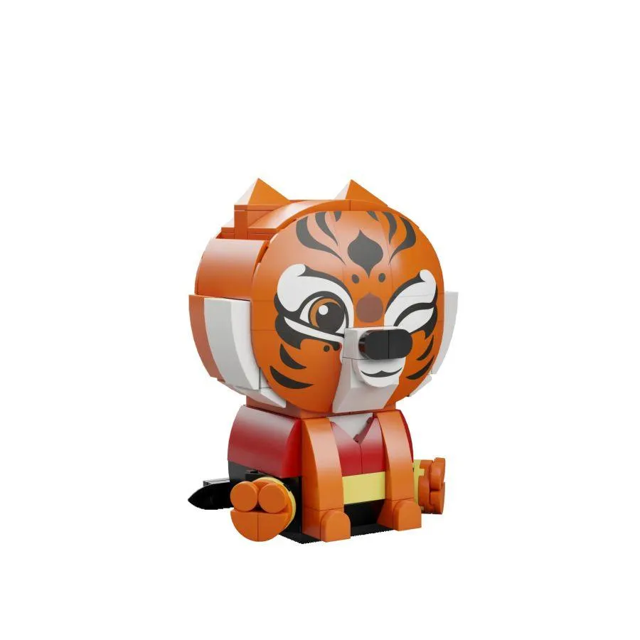 Kung Fu Panda - Tigress Sitting Baby Series Buildable Figure (138pcs) - Image 4