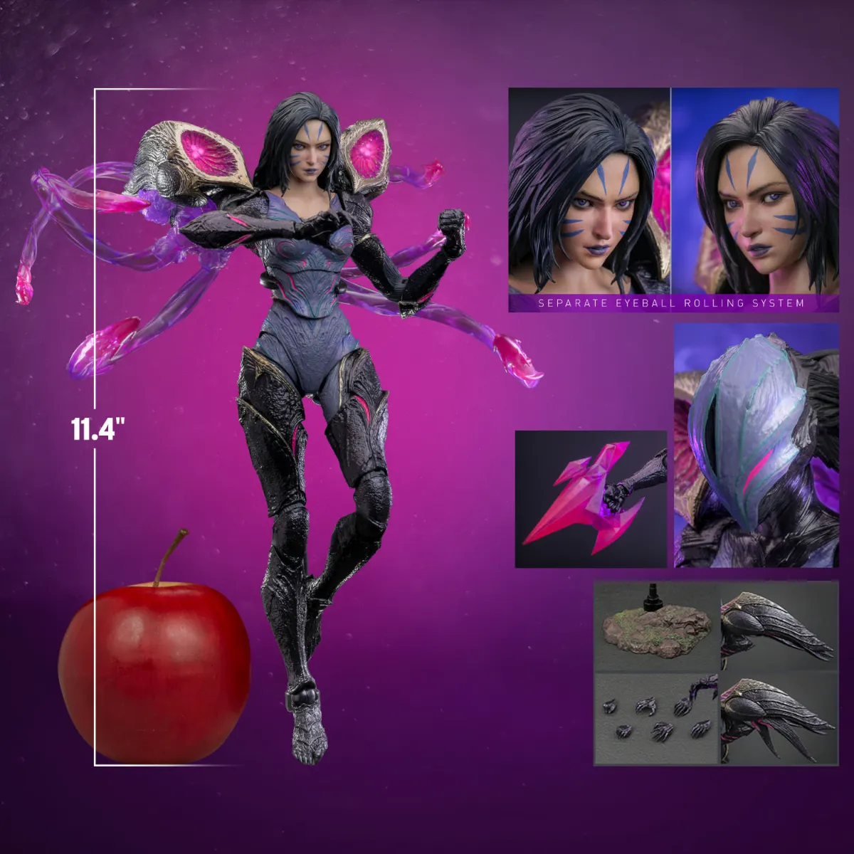 League Of Legends - Kai'Sa 1:6 Scale Collectable Action Figure - Image 2