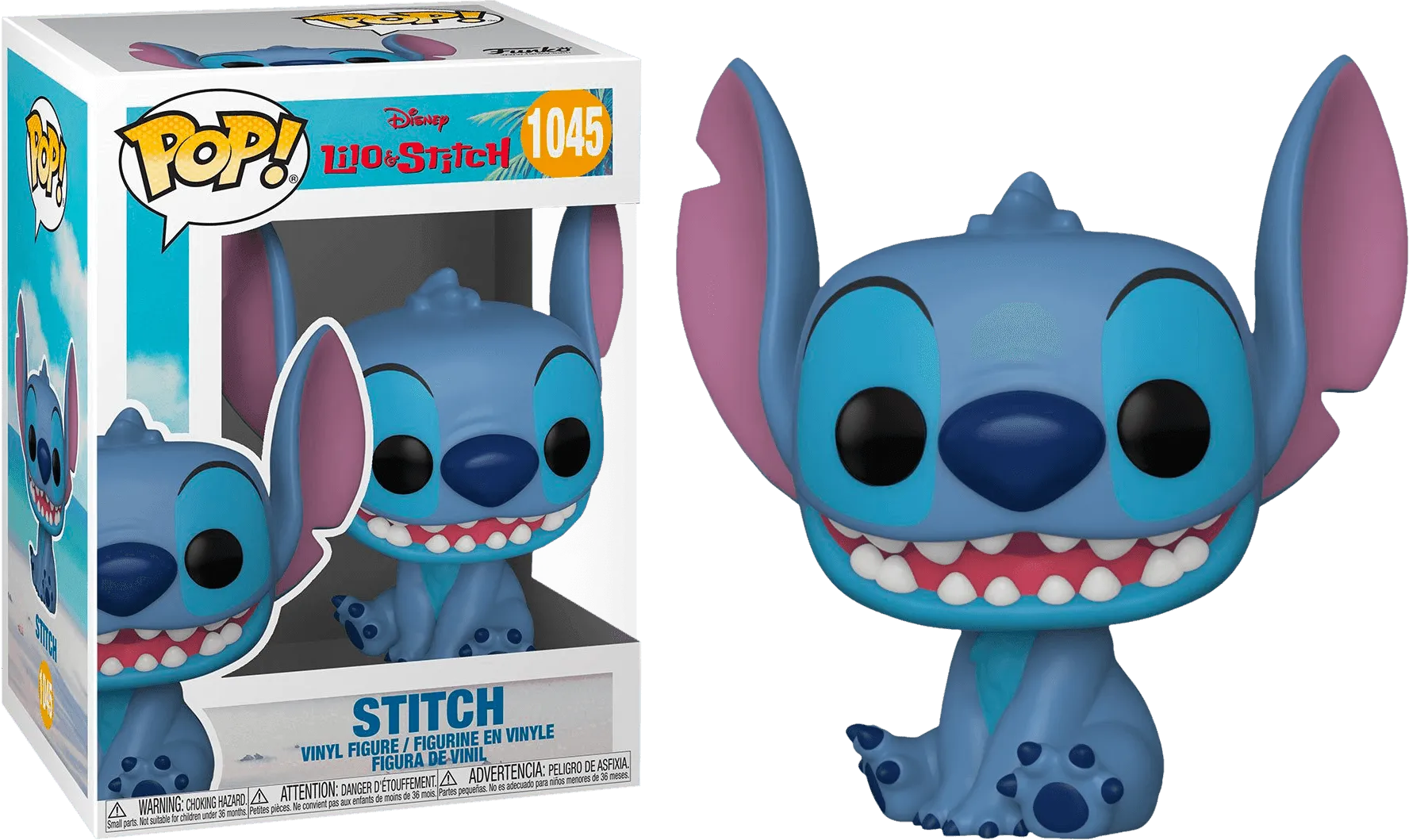 Lilo and Stitch - Stitch Smiling Seated Pop! Vinyl