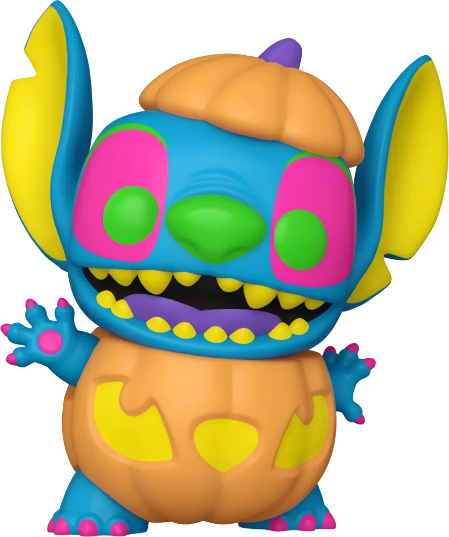 Lilo & Stitch - Pumpkin Stitch US Exclusive Blacklight Pop! Vinyl [RS] - Image 2