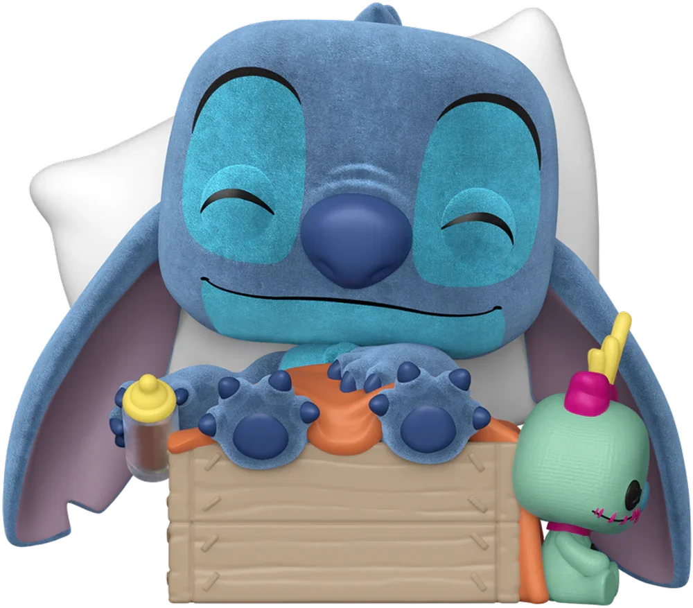 Lilo & Stitch - Sleeping Stitch in Box US Exclusive Flocked Pop! Plus [RS] - Image 2