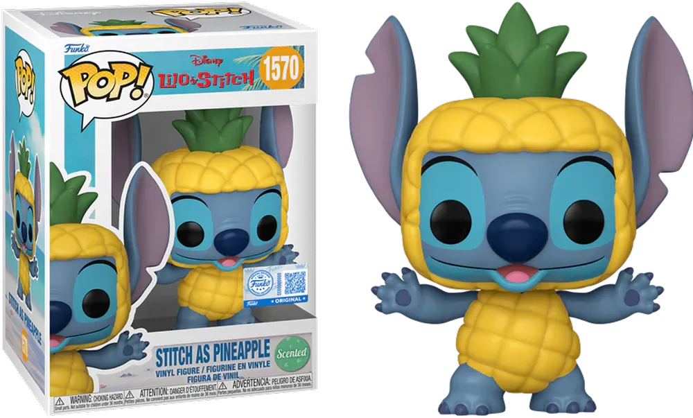 Lilo & Stitch - Stitch as Pineapple US Exclusive Scented Pop! Vinyl [RS]