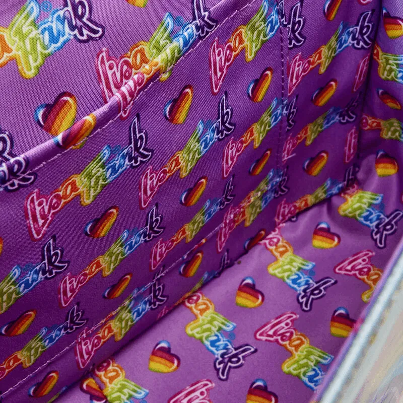 Lisa Frank - Holographic Glitter Color Block Crossbody Bag - Image 5
