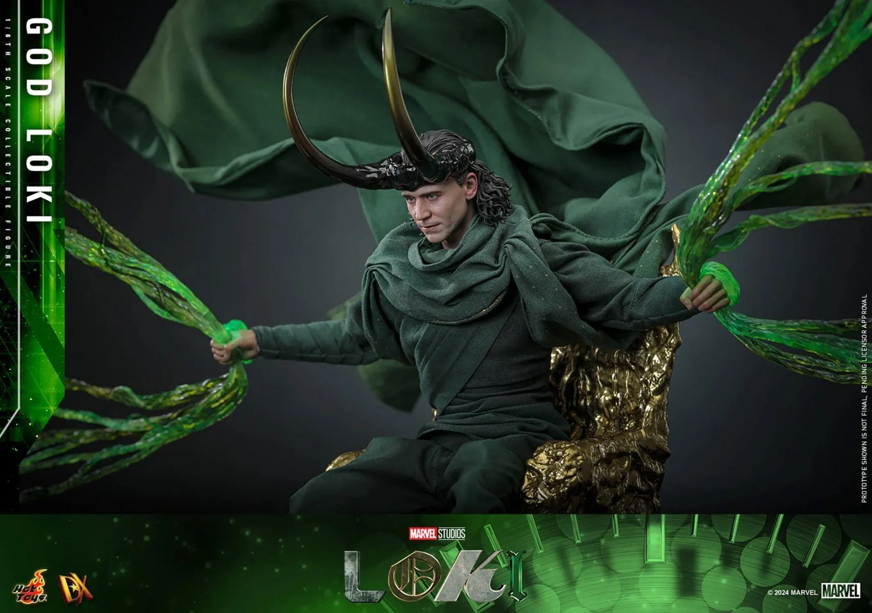 Loki (TV) - God Loki 1:6 Scale Collectable Action Figure - Image 13