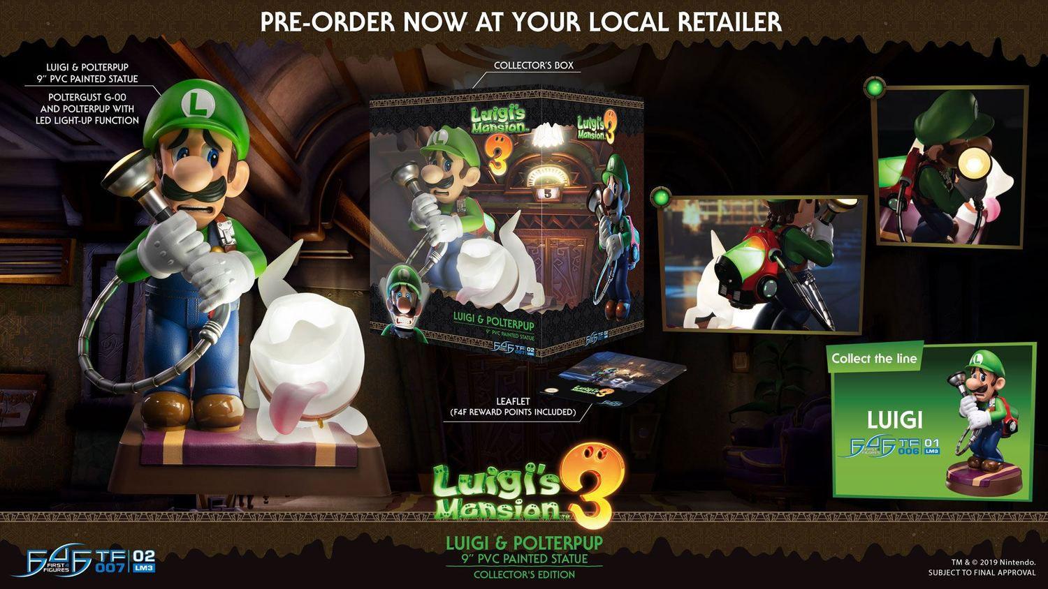 Luigi's Mansion 3 - Luigi 9" PVC Statue Collector's Edition - Image 26