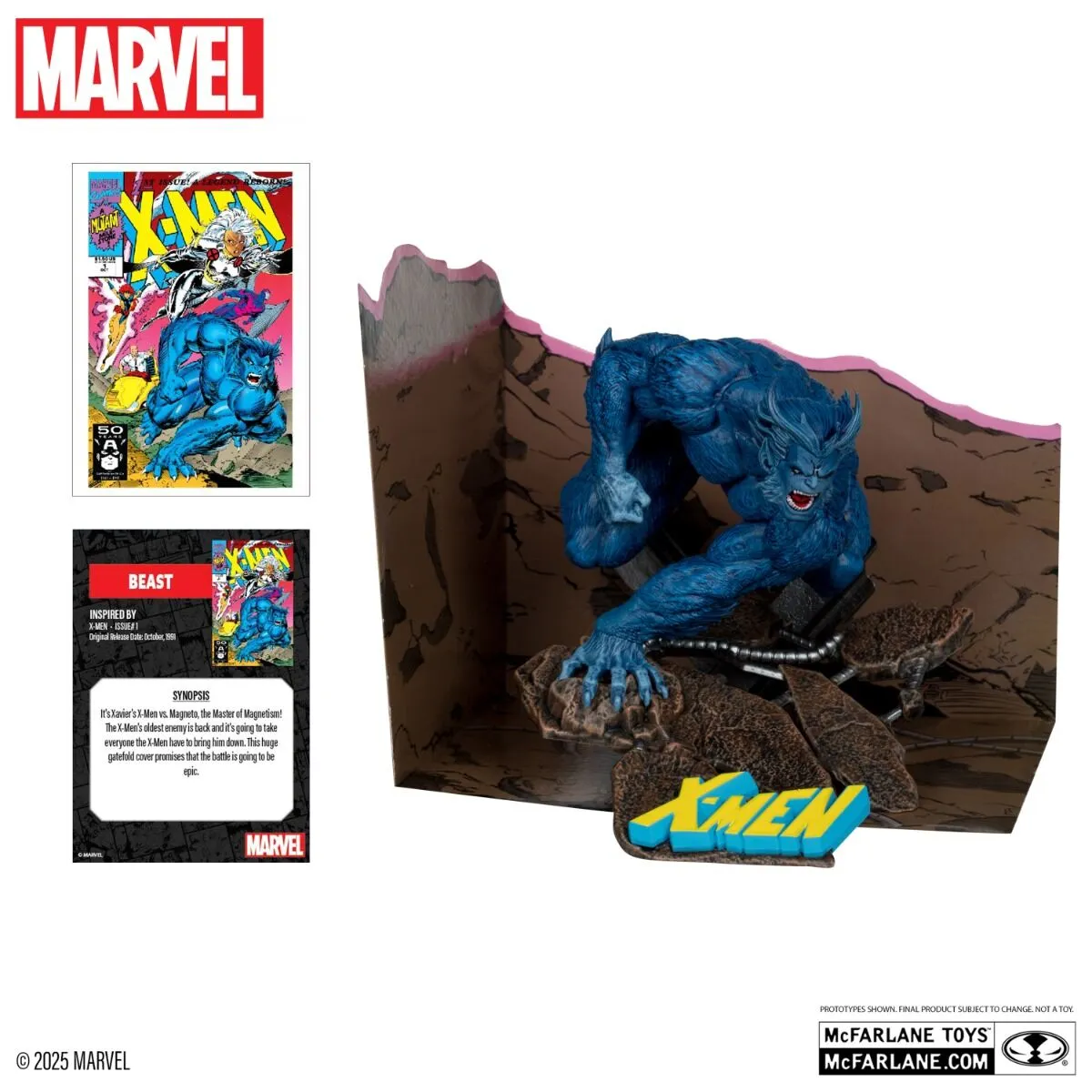 Marvel - Beast "X-Men 1" 1:10 Scale Posed Figure - Image 3
