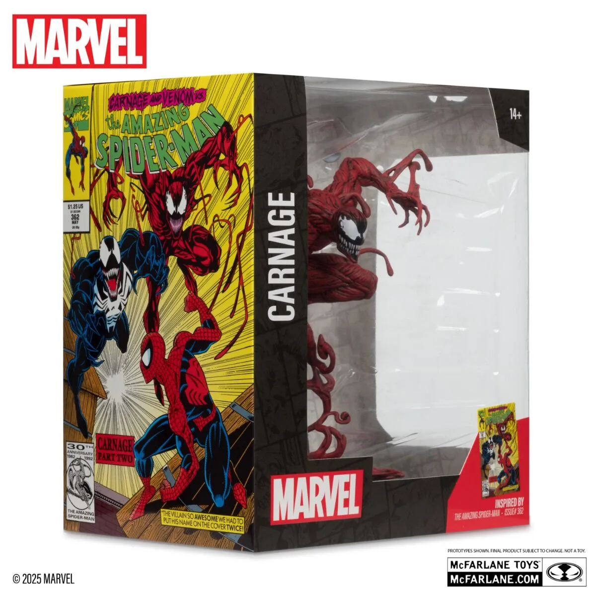 Marvel - Carnage "The Amazing Spider-Man #362" 1:10 Scale Posed Figure - Image 5