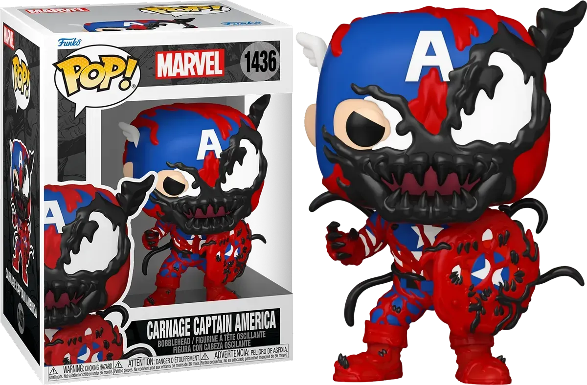 Marvel: Carnageized - Captain America Pop! Vinyl