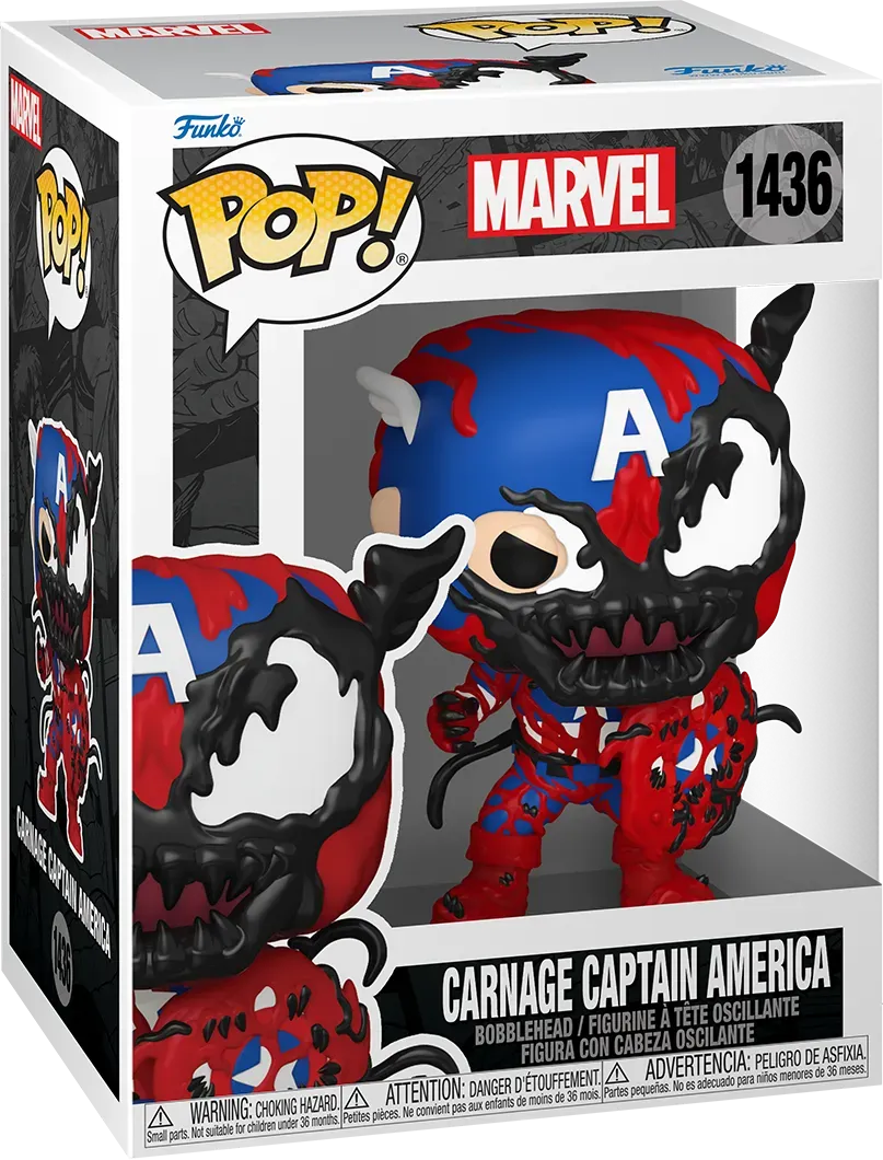 Marvel: Carnageized - Captain America Pop! Vinyl - Image 3