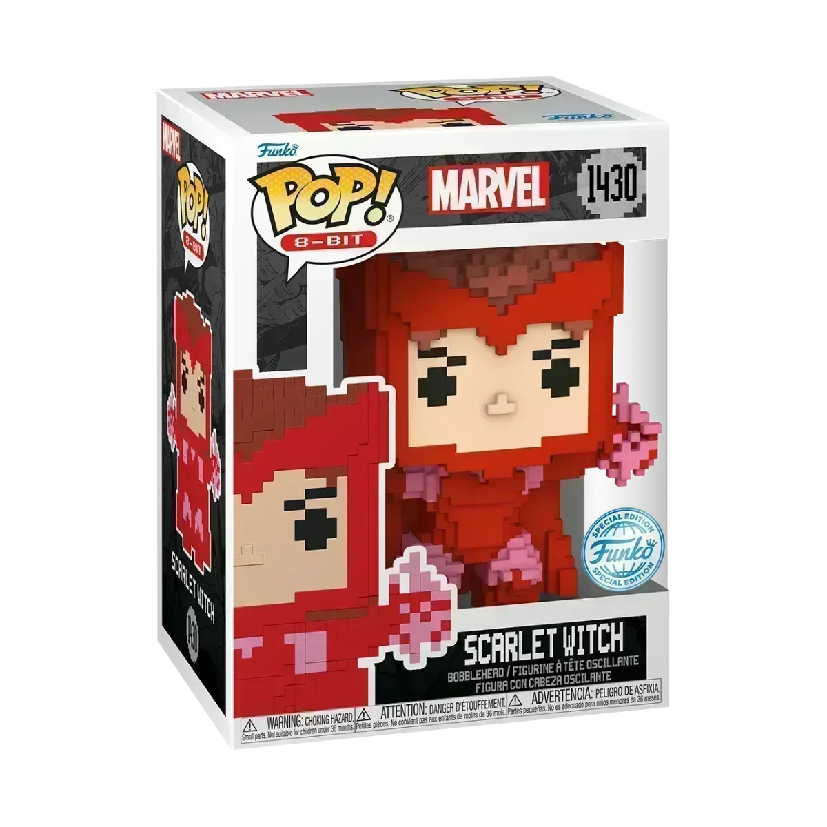 Marvel Comics: 8-Bit - Scarlett Witch 8-Bit US Exclusive Pop! Vinyl [RS] - Image 3