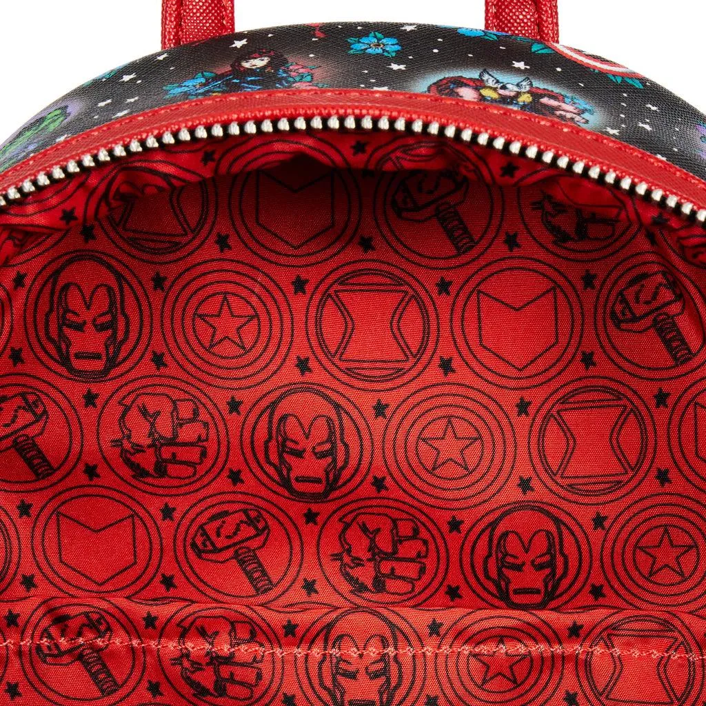 Marvel Comics - Avengers Floral Tattoo Mini Backpack - Image 4
