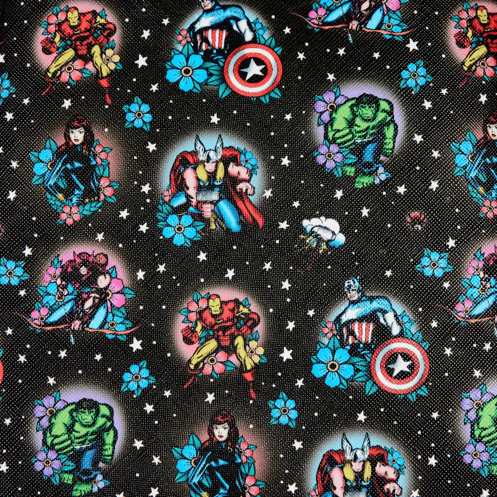 Marvel Comics - Avengers Floral Tattoo Shoulder Bag - Image 4
